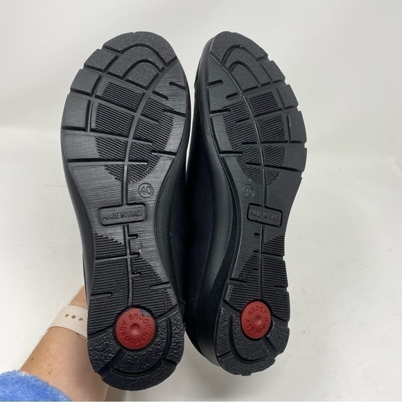 Flexus by Spring Step Sofran Black Nubuck Waterproof slip on casual shoes - Picture 7 of 8